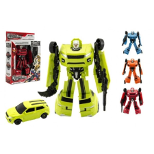 Transzformer autó/robot műanyag 18cm játékfigura