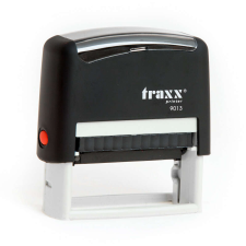 Traxx Automata fekete TRAXX 9013 bélyegző egyedi fekete lenyomattal bélyegző