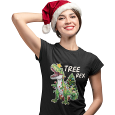  Tree Rex - Karácsonyi Női Póló