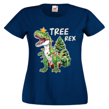  Tree Rex - Karácsonyi Női Póló női póló
