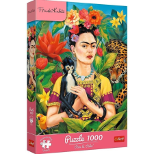 Trefl 1000 Db-Os Premium Plus Puzzle - Frida Kahlo - Dzsungelportré (12094) (5900511120943) puzzle, kirakós