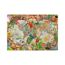 Trefl 1000 db-os Premium Plus puzzle - Tea Time - Antik világtérkép (12077) puzzle, kirakós