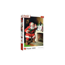 Trefl 1000 db-os puzzle - Coca-Cola - Mikulás a kandallónál (10922) puzzle, kirakós