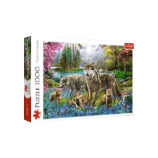 Trefl 1000 db-os puzzle - Farkasok a tónál (10558) puzzle, kirakós