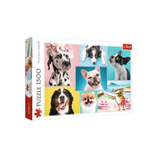 Trefl 1500 db-os puzzle - Édes kutyusok (26186) puzzle, kirakós