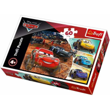 Trefl 17327 - Verdák 3 Villám McQueen a barátaival 60 darabos puzzle (17327) puzzle, kirakós