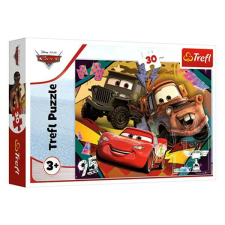 Trefl, 30 darabos puzzle csomag, Verdák 3, Száguldó járgányok puzzle, kirakós