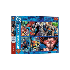 Trefl 4 x 250 db-os puzzle - A bátor Superman (13340) puzzle, kirakós
