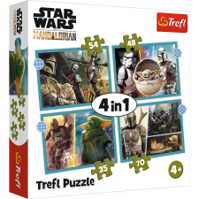 TREFL 4IN1 CSILLAGHÁBORÚS PUZZLE - A MANDALORIAK puzzle, kirakós