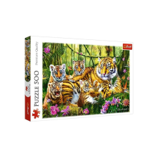 Trefl 500 db-os puzzle - Tigris család (37350) puzzle, kirakós