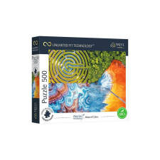Trefl 500 db-os UFT Prime puzzle - Aerial Mindblow - Színek labirintusa (37460) puzzle, kirakós