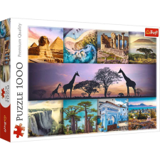 Trefl Afrika kollázs 1000db-os HQ puzzle kirakó puzzle, kirakós