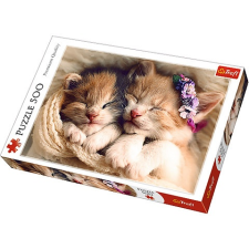 Trefl Alvó kiscicák 500db-os prémium puzzle - Trefl puzzle, kirakós