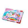 Trefl Az unikornisok ragyogó világában - 100 darabos puzzle