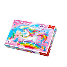 Trefl Az unikornisok ragyogó világában - 100 darabos puzzle puzzle, kirakós