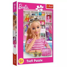 Trefl : Barbie ruhásszekrénye - 100 darabos puzzle (234662/16458) (16458) puzzle, kirakós