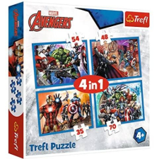 Trefl Bátor Bosszúállók 4 az 1-ben 35–48–54–70 db-os puzzle – Trefl puzzle, kirakós