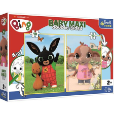 Trefl Bing és barátai kétoldalas 4 az 1-ben Baby Maxi puzzle 2x10db-os (43002) (TR43002) puzzle, kirakós