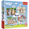 Trefl Bluey világa 4 az 1-ben 12-15-20-24db-os puzzle - Trefl