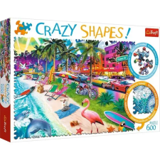 Trefl Crazy Shapes: Miami tengerpart puzzle - 600 darabos puzzle, kirakós