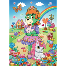 Trefl Csillogó puzzle: Treflik család puzzle, kirakós
