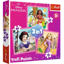 Trefl : Disney Hercegnők 3 Az 1-ben Puzzle (34875 TR) puzzle, kirakós