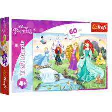 Trefl Disney Hercegnők: Találkozás a hercegnőkkel 60 db-os puzzle – Trefl puzzle, kirakós