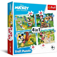 Trefl Disney Mickey 4 az 1-ben puzzle - Trefl puzzle, kirakós