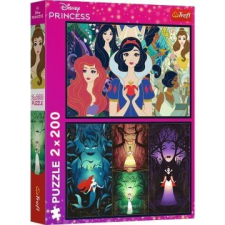 Trefl : Enchantimals Disney hercegnők 2 az 1-ben puzzle - 200 darabos puzzle, kirakós