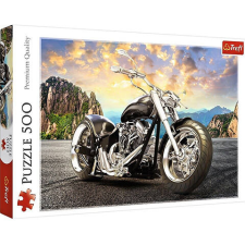 Trefl Fekete Chopper motorkerékpár 500 db-os prémium puzzle – Trefl puzzle, kirakós