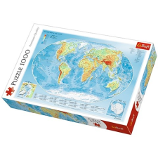 Trefl Föld térkép puzzle Trefl 1000 db 68 x 48 cm puzzle, kirakós