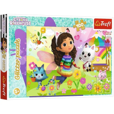 Trefl Gabi babaháza Csillogó kaland 100db-os glitteres puzzle – Trefl puzzle, kirakós