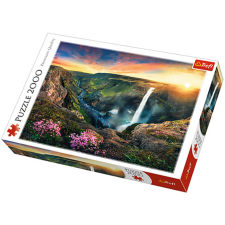 Trefl Haifoss vízesés, Izland puzzle 2000db-os - Trefl puzzle, kirakós