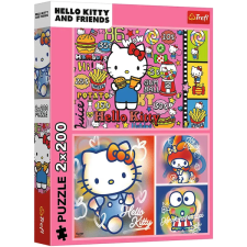 Trefl Hello Kitty és barátai 2x200-as puzzle - Trefl puzzle, kirakós