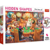 Trefl Hidden Shapes: Pókerező kutyák puzzle rejtett alakzatokkal - 1086 darabos
