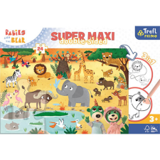 Trefl ik szafarin SuperMaxi kétoldalas 3 az 1-ben puzzle 24db-os puzzle, kirakós