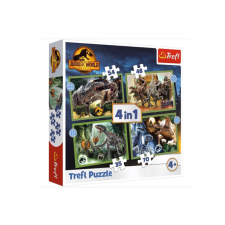 Trefl Jurrasic World 4 az 1-ben puzzle - Trefl puzzle, kirakós