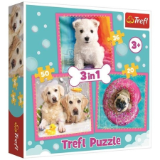 Trefl : Kölyök kutyák 3 az 1-ben puzzle puzzle, kirakós