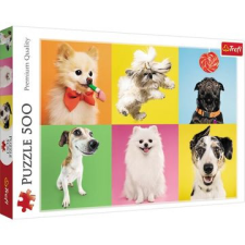 Trefl : kutyák puzzle - 500 darabos puzzle, kirakós