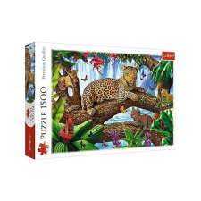 Trefl Leopárdok a fák között 1500 db-os puzzle - Trefl puzzle, kirakós