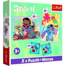 Trefl : Lilo&Stitch puzzle és memória játék puzzle, kirakós