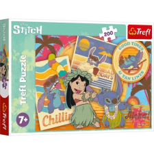 Trefl : Lilo és Stitch, Hula hula tánc puzzle 200 darabos (13304) (Trefl13304) puzzle, kirakós