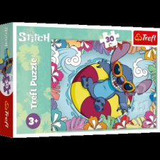 Trefl : lilo&stich, napozó sitch puzzle - 30 darabos puzzle, kirakós