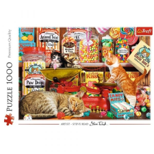 Trefl : Macska édesség puzzle - 1000 darabos puzzle, kirakós