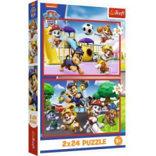 Trefl : mancs őrjárat, kutyasztikus kalandok - 2 x 24 darabos puzzle puzzle, kirakós