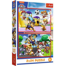 Trefl : Mancs őrjárat, Kutyasztikus kalandok - 2 x 24 darabos puzzle puzzle, kirakós