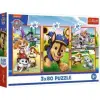 Trefl : Mancsasztikus csapat - 3 x 80 darabos puzzle