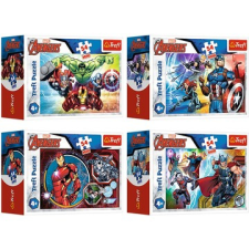 Trefl : marvel bosszúállók mini puzzle - 54 darabos, többféle puzzle, kirakós