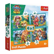 Trefl : Mesék a Dínó-szigetről puzzle - 4 az 1-ben puzzle, kirakós