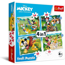 Trefl Mickey egér 4 az 1-ben puzzle - Trefl puzzle, kirakós
